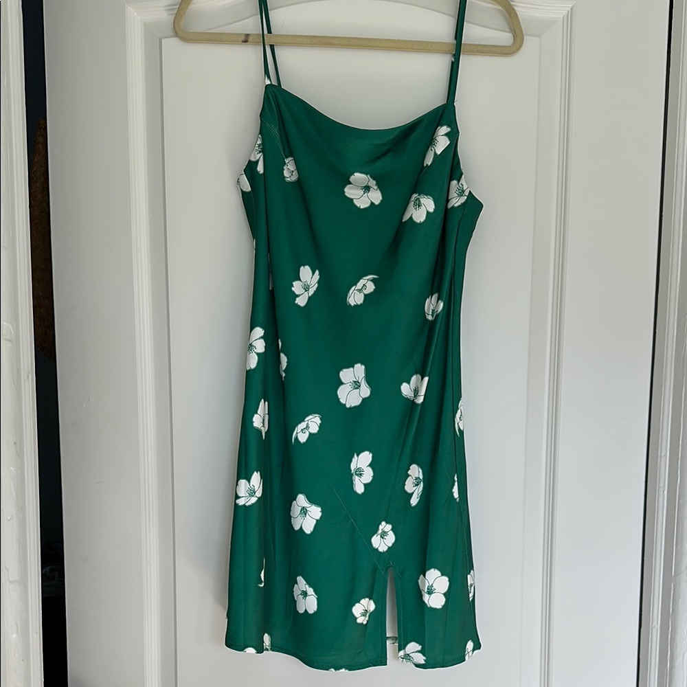 Princess Polly Floral Green Dress